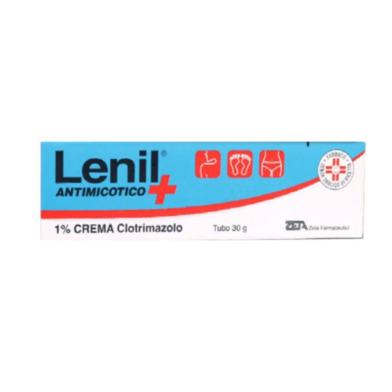 Lenil Antimicotico 1% Crema | Farmaco Antimicotico Cutaneo | 30 g
