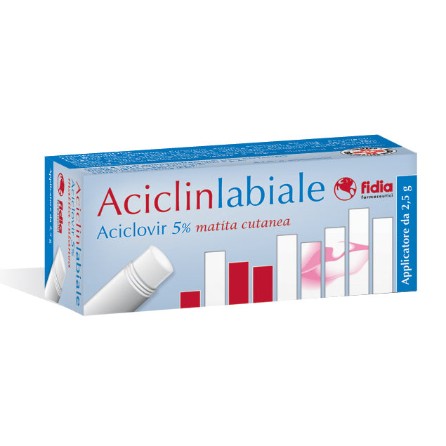 Aciclovir Aciclin Labiale Matita 5% 2,5g