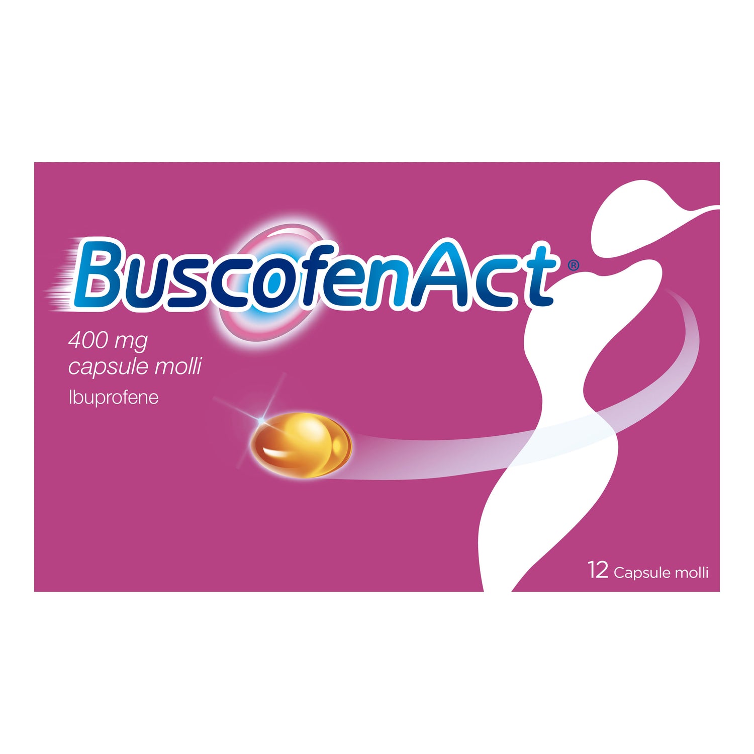 BUSCOFENACT*12CPS MOLLI 400MG