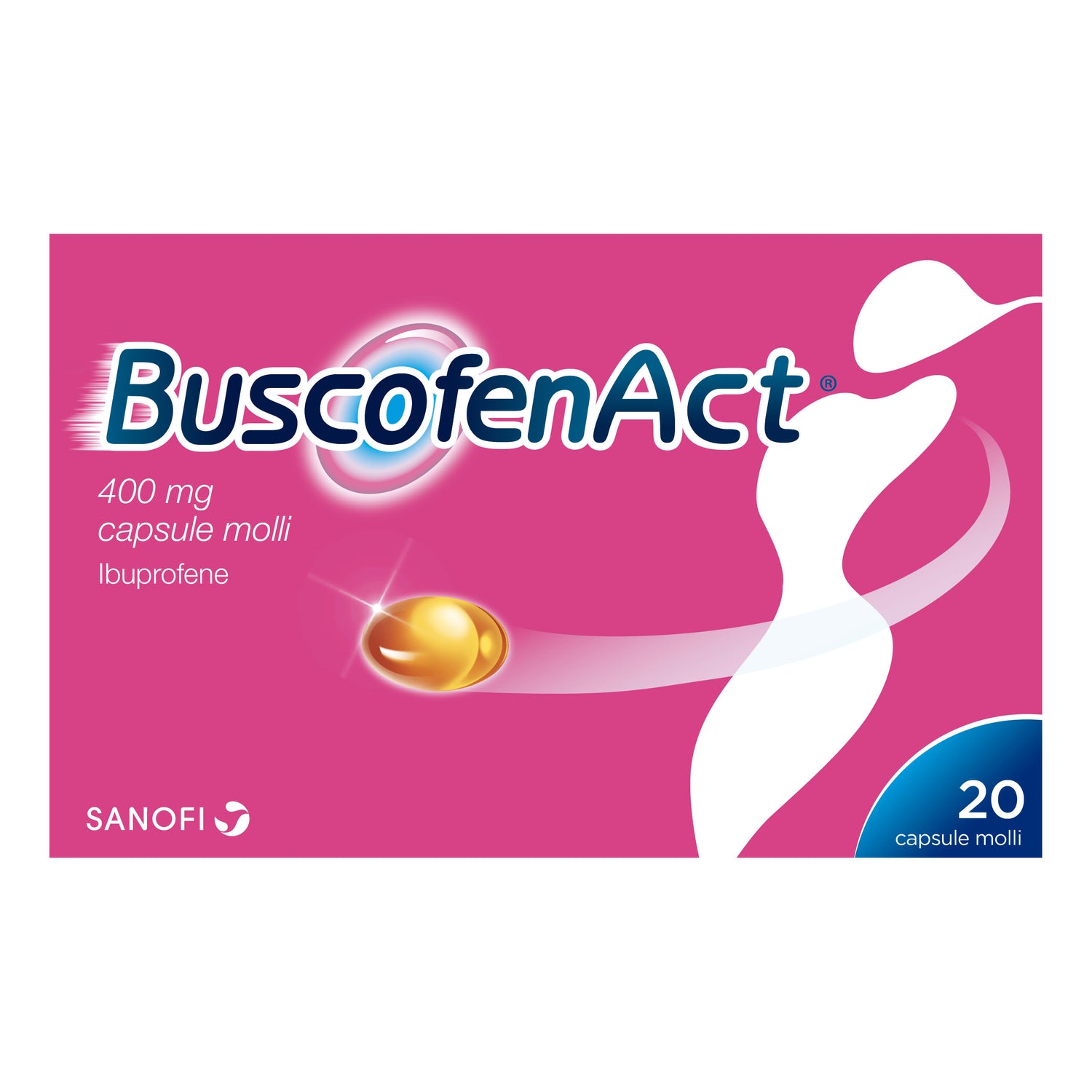 BUSCOFENACT*20CPS MOLLI 400MG