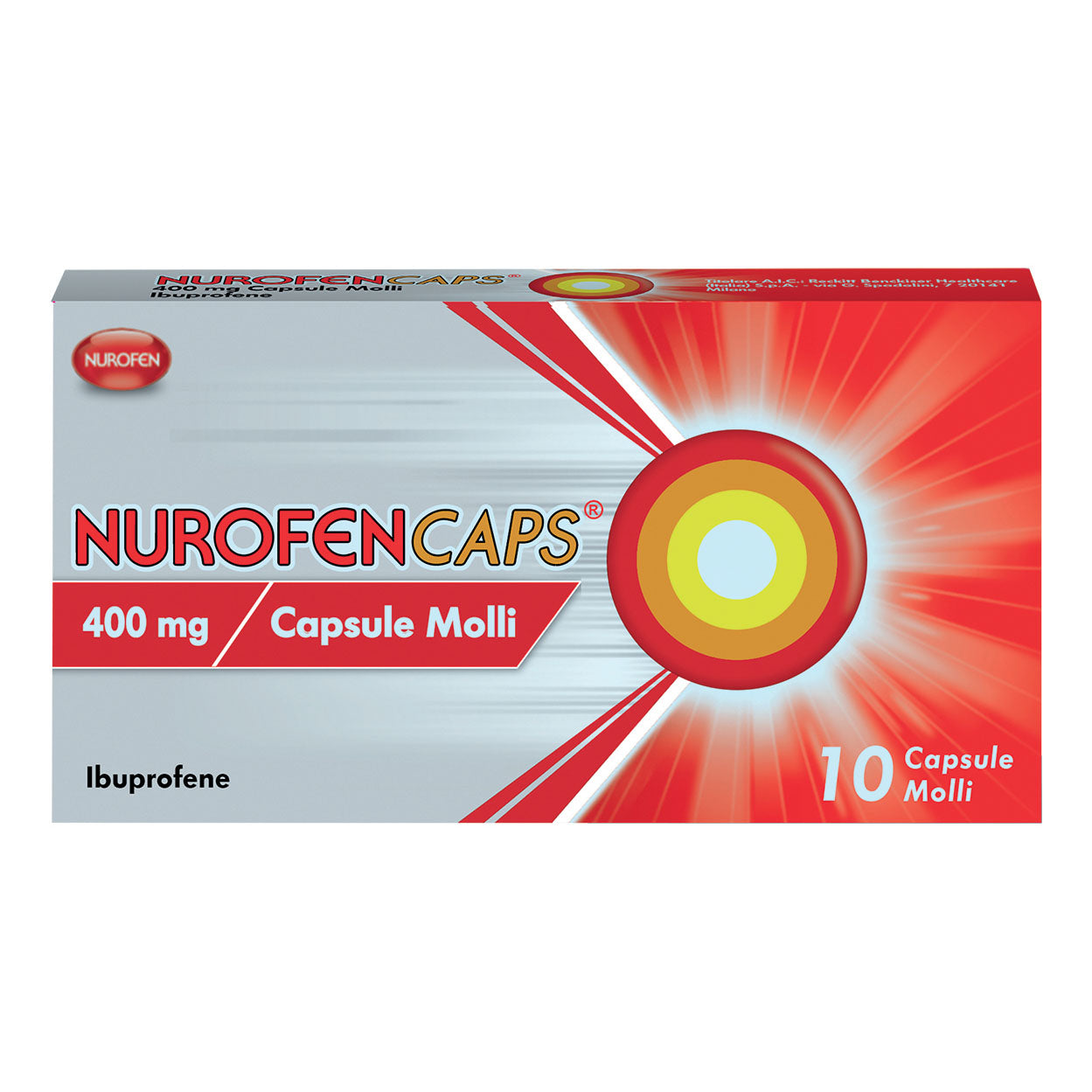 NUROFENCAPS*10CPS MOLLI 400MG