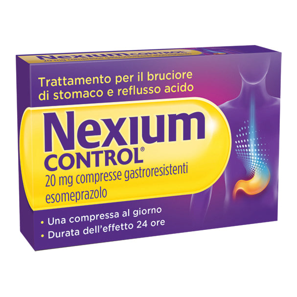 Nexium Control 7 Compresse Gastroresistenti Esomperazolo 20mg