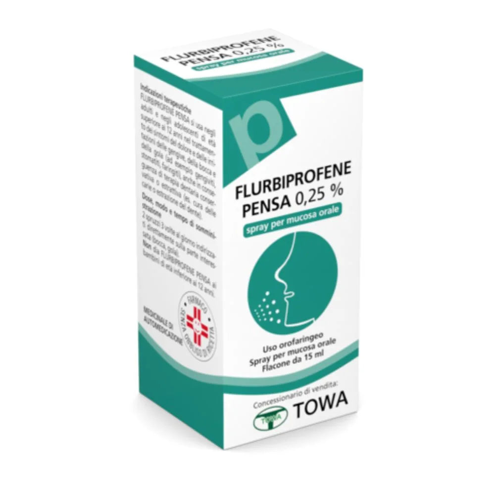 Flurbiprofene 0,25% Spray Per Mucosa Orale 15ml