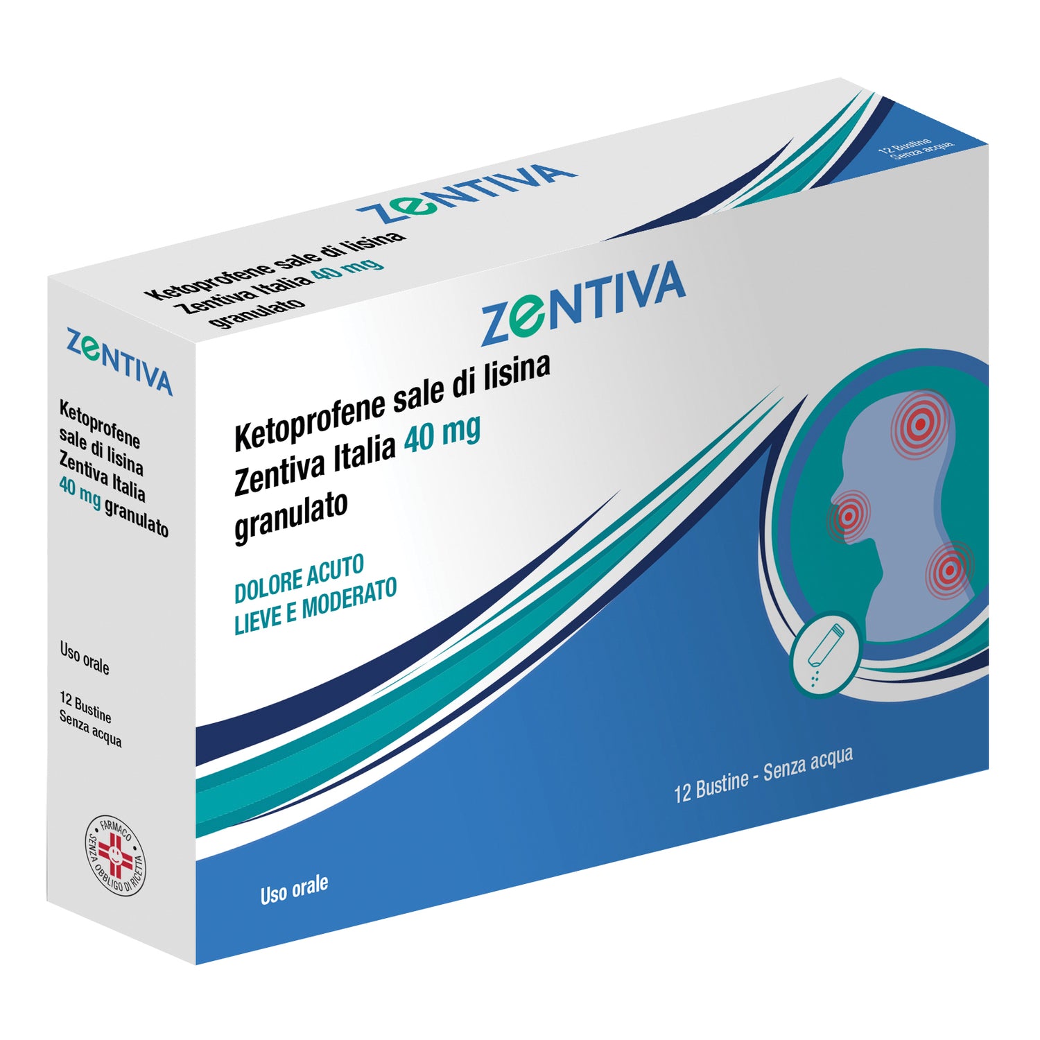 Ketoprofene 12 Bustine 40mg - Zentiva