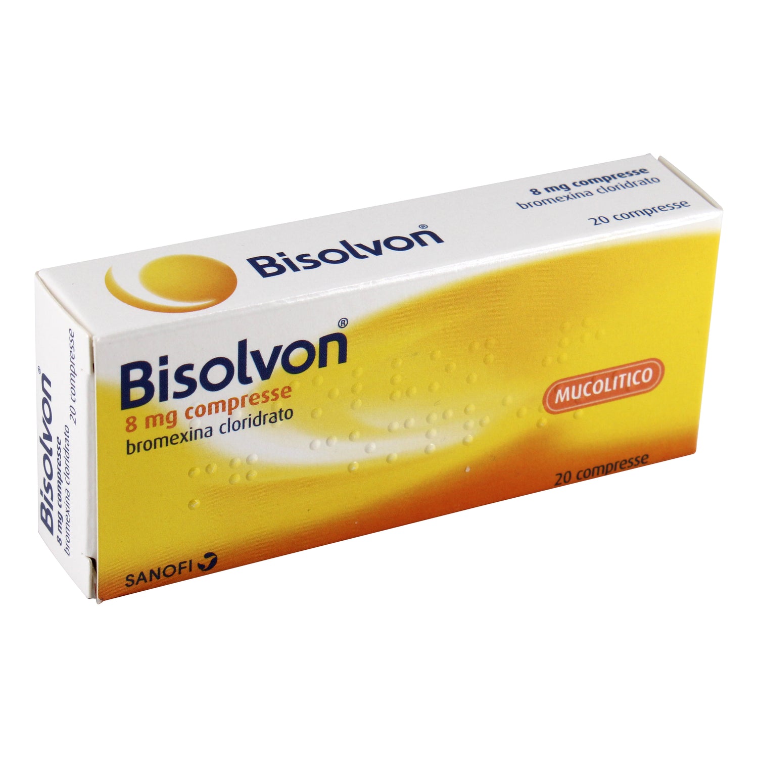 Bisolvon | Tosse Mucolitico 8mg Bromexina Cloridrato | 20 Compresse