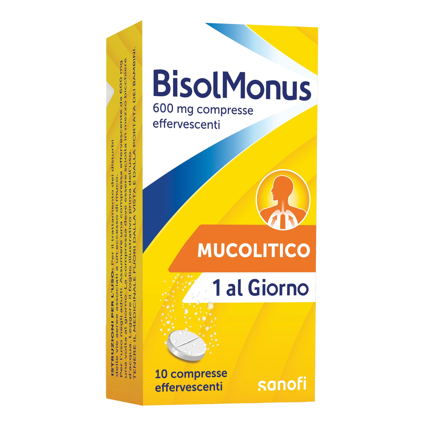 BISOLMONUS*10CPR EFF 600MG
