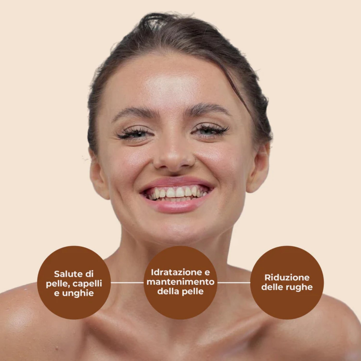 Gold Collagen Hyaluronic Formula | Integratore Acido Ialuronico Idratazione | 30 Compresse