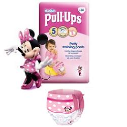HUGGIES PULL UPS GIRL16/23 22P  