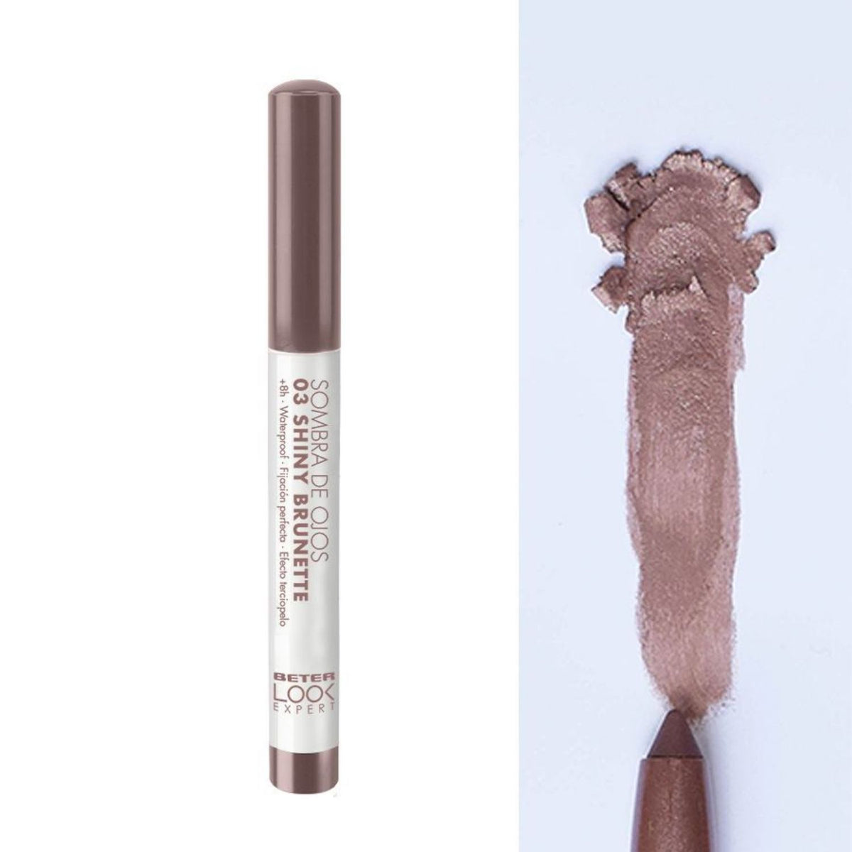 Beter Ombretto Waterproof Cremoso Look Expert 03 Shiny Brunette | Long Lasting Vegan 2 