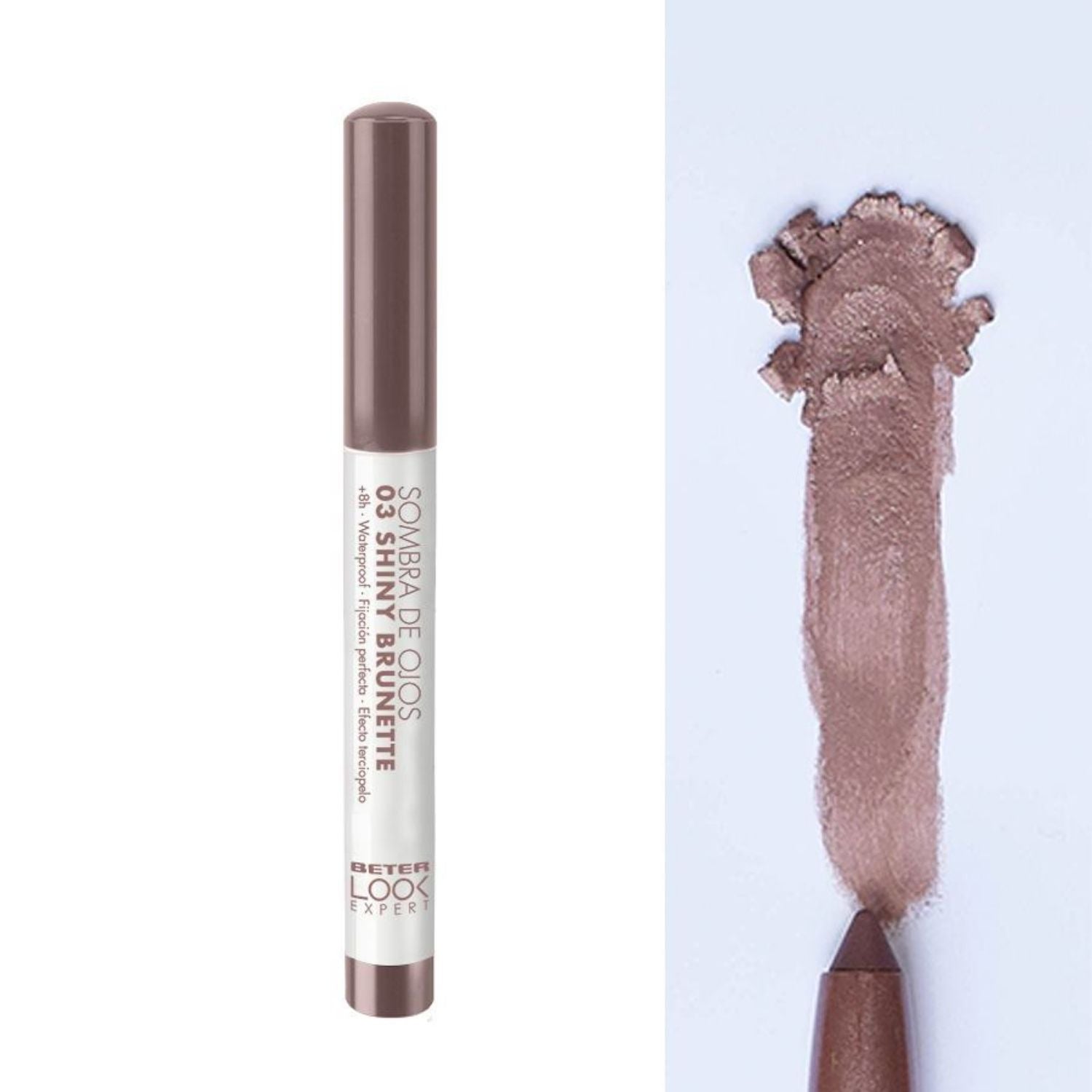 Beter Ombretto Waterproof Cremoso Look Expert 03 Shiny Brunette | Long Lasting Vegan 2