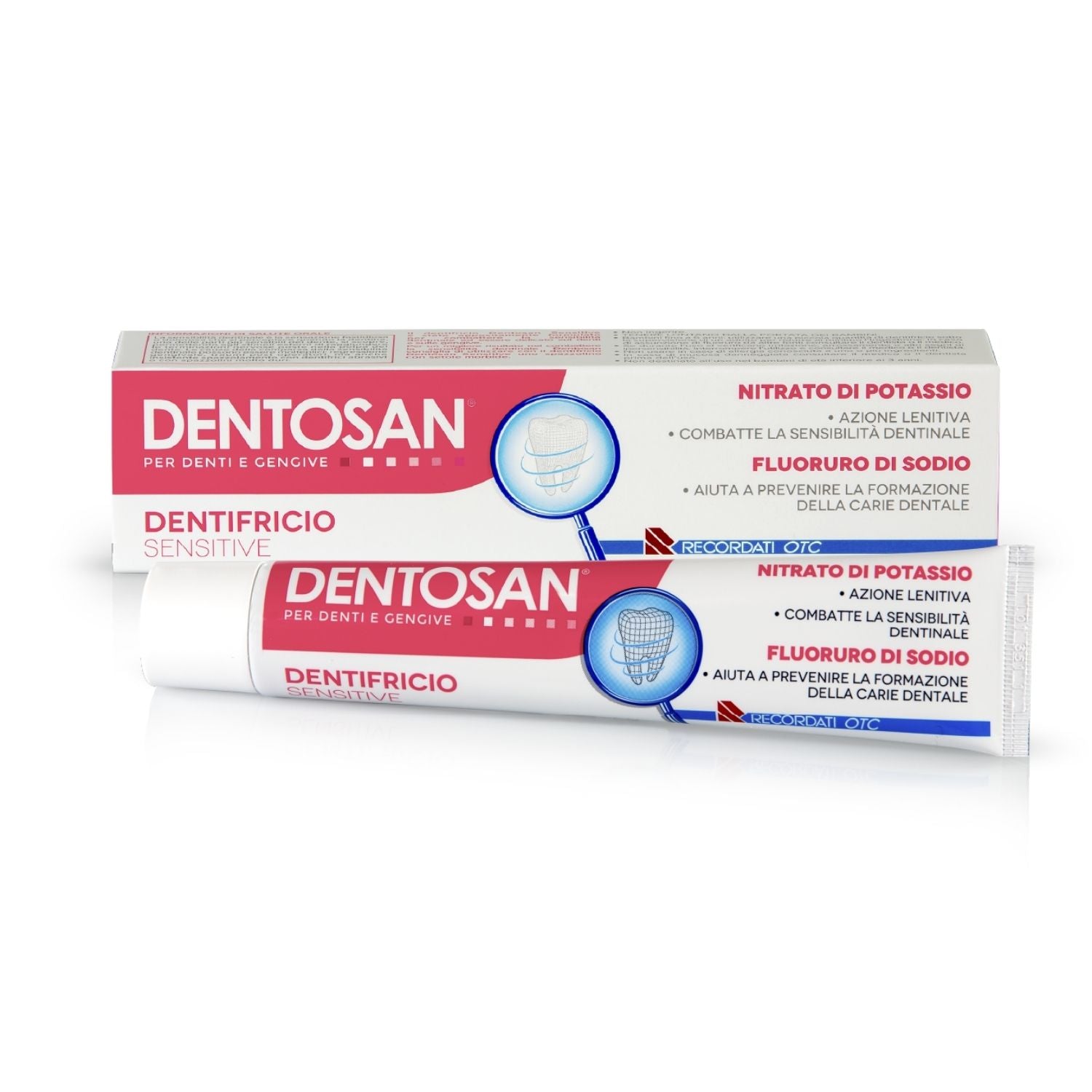 Dentosan Sensitive | Dentifricio Denti Sensibili Nitrato Potassio | 75 ml 2