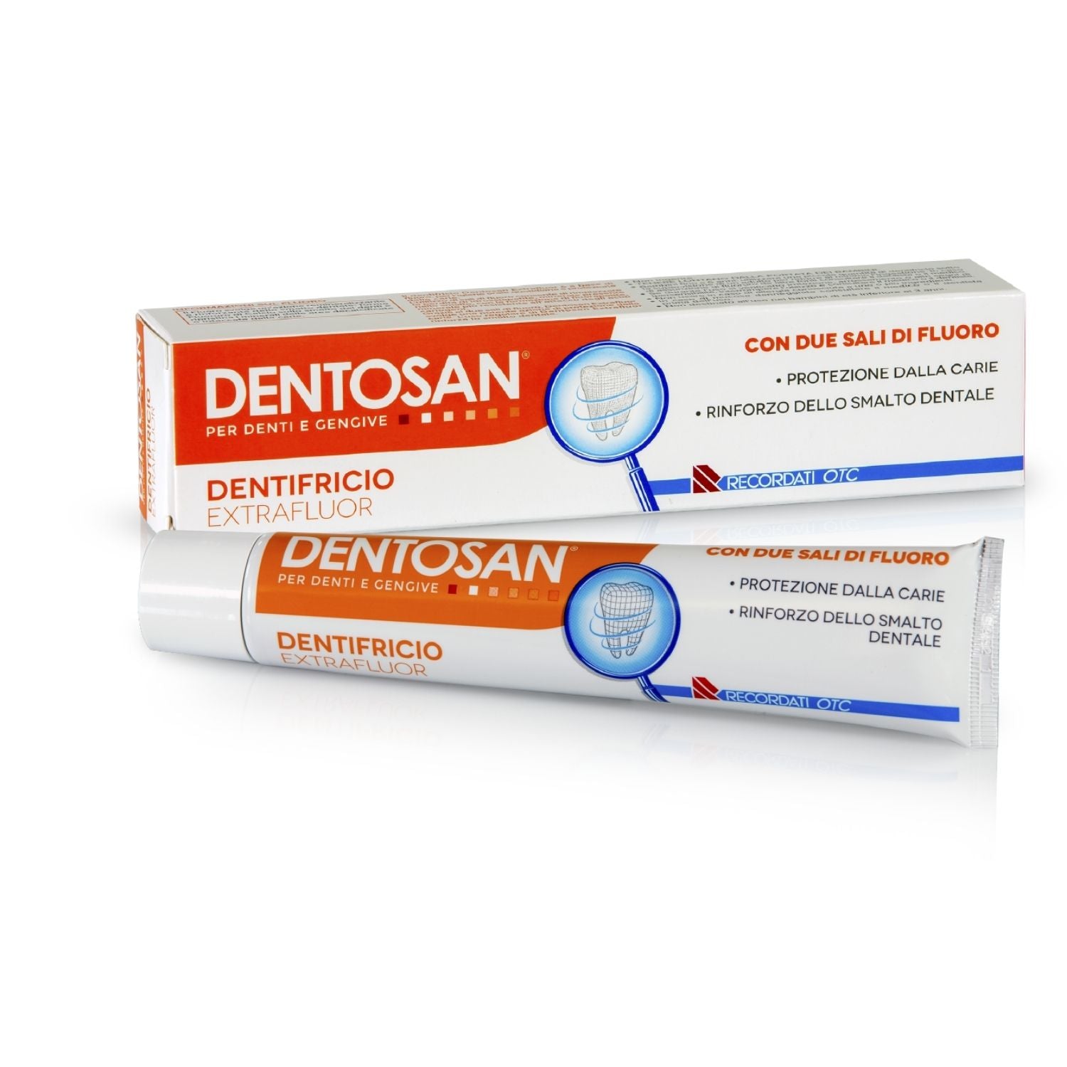 Dentosan Extrafluor | Dentifricio Fluoro Protezione Carie | 75 ml 2