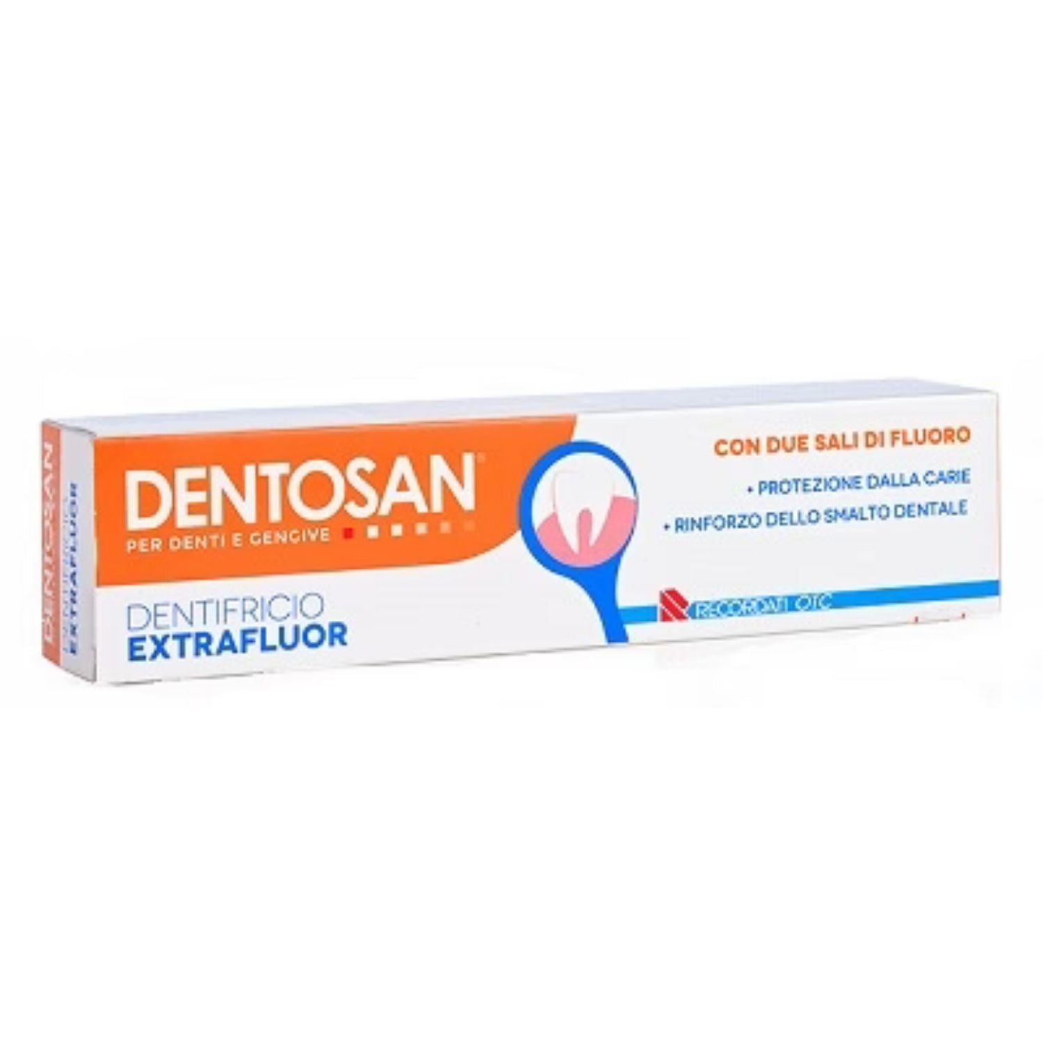 Dentosan Extrafluor | Dentifricio Fluoro Protezione Carie | 75 ml
