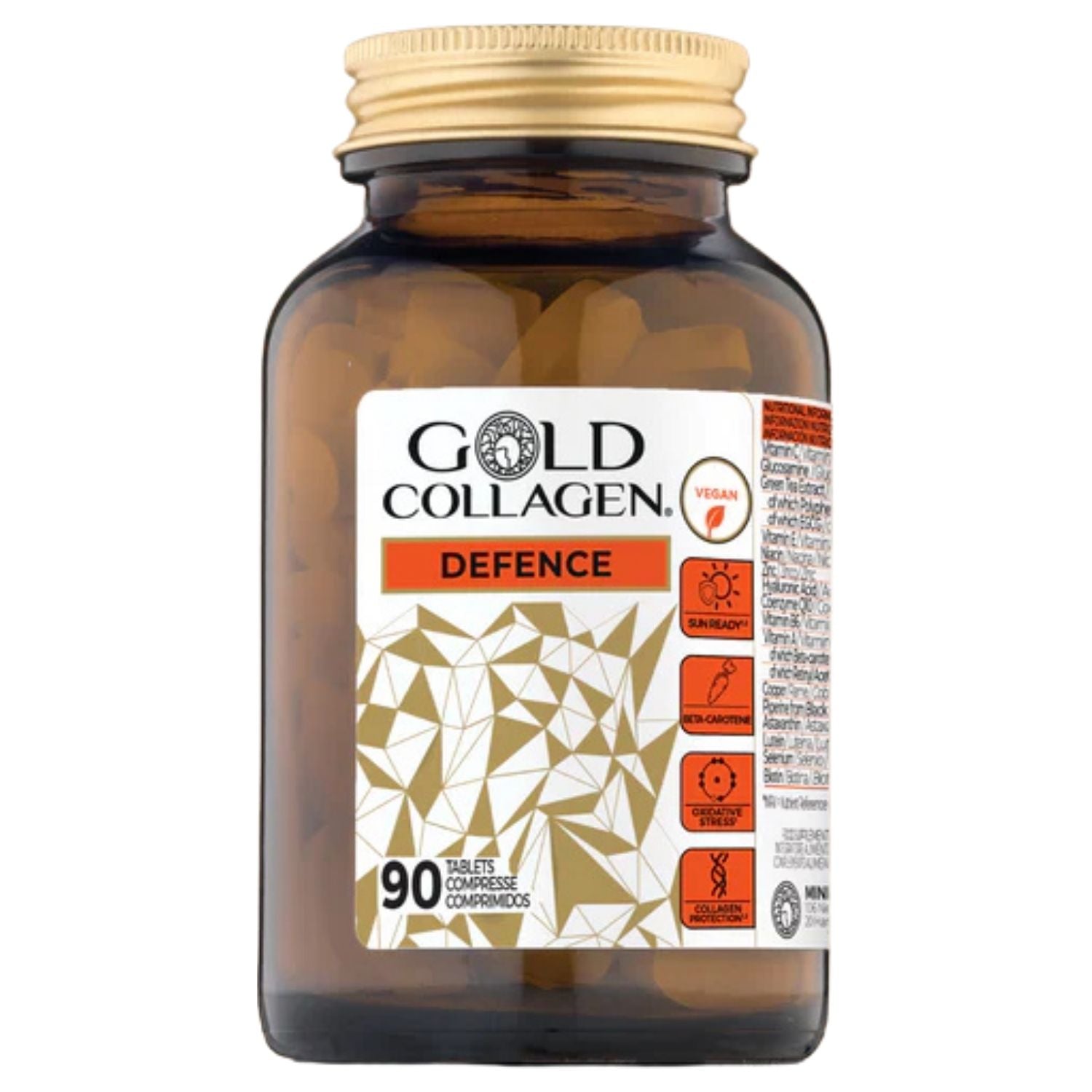 Gold Collagen Defence | Integratore Antiossidante Sistema Immunitario | 30 Compresse