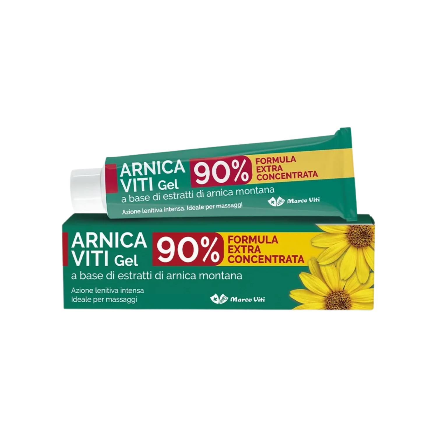 Marco Viti Arnica Gel 90% | Formula Extra Concentrata Contusioni Dolori Articolari | 100 ml