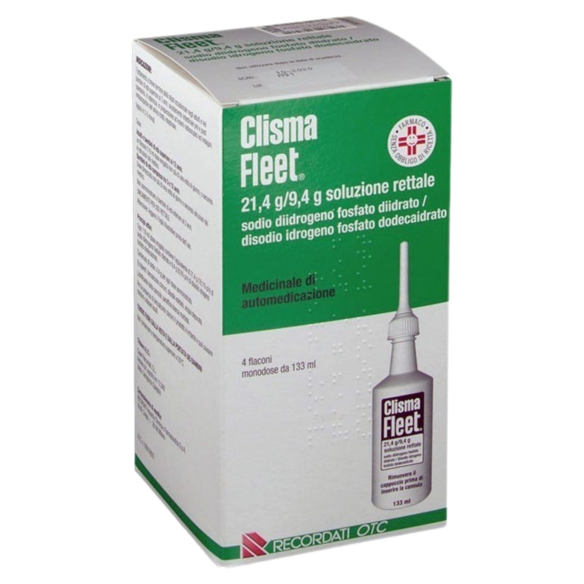 Clisma Fleet | Clistere Evacuativo Pronto Uso | 4 Flaconi 133 ml  