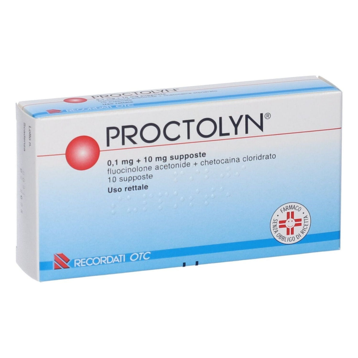 Proctolyn | Supposte Fluocinolone Chetocaina | 10 Supposte  