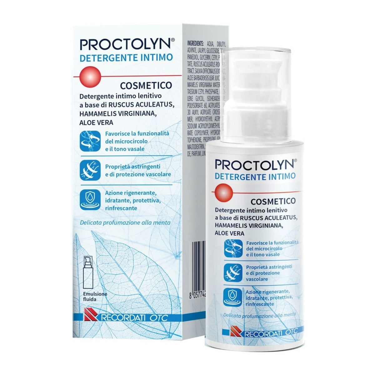 Proctolyn | Detergente Intimo Lenitivo Estratti Vegetali | 100 ml  