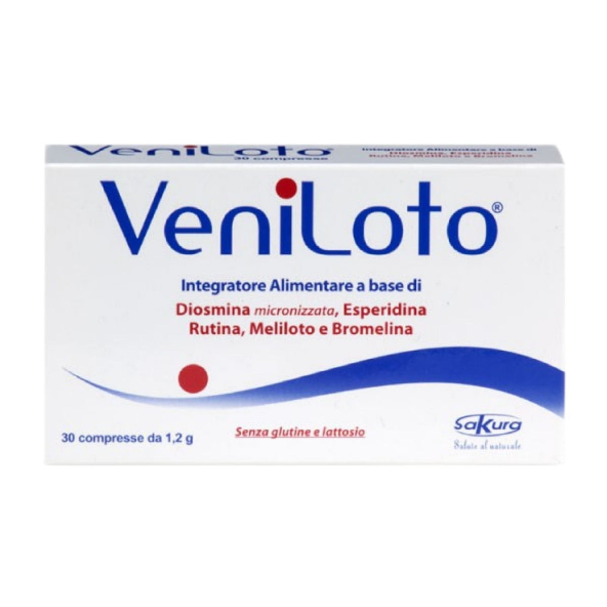 Veniloto | Integratore Circolazione Microcircolo Diosmina Meliloto | 30 Compresse  