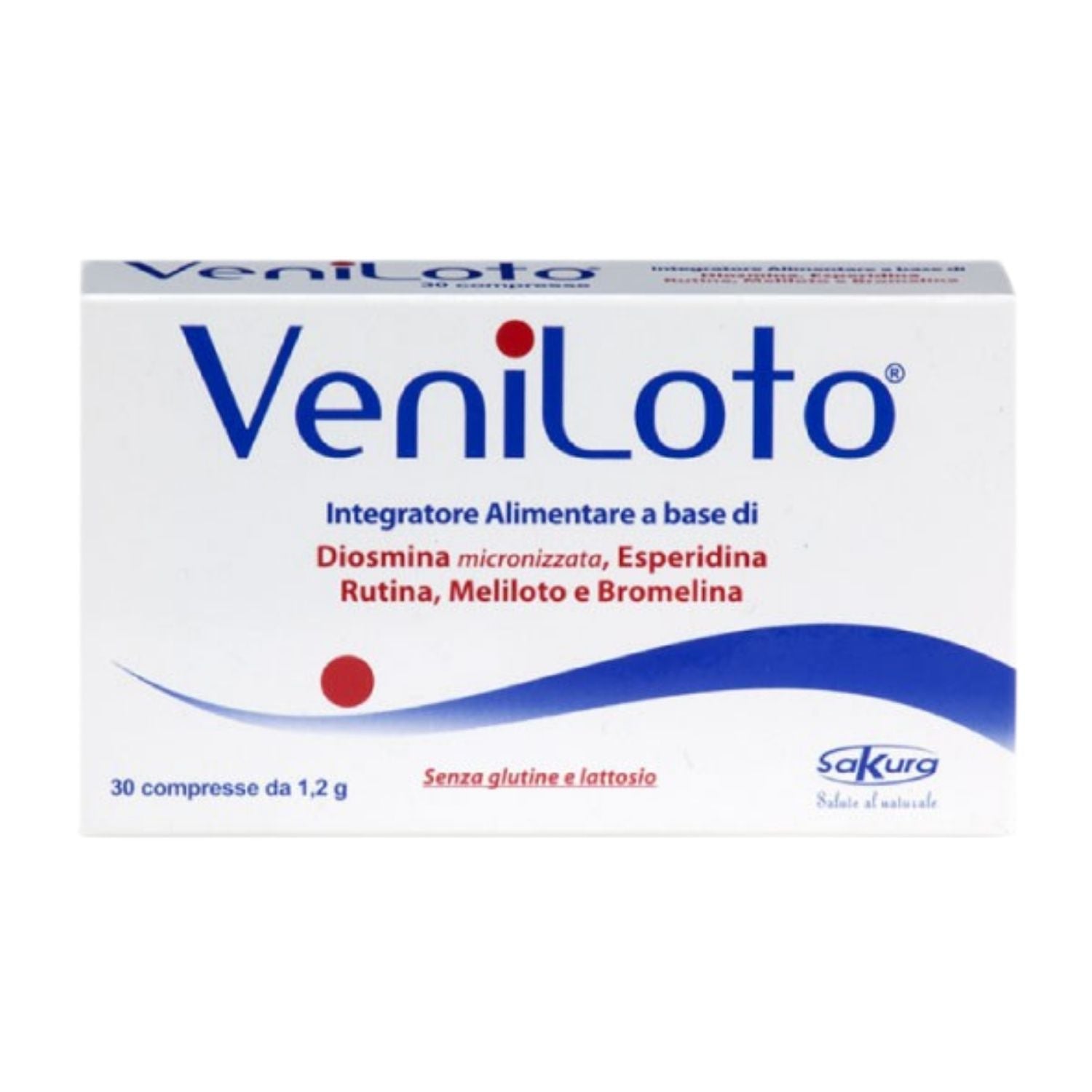 Veniloto | Integratore Circolazione Microcircolo Diosmina Meliloto | 30 Compresse