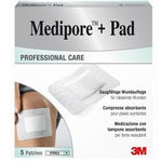MEDIPORE+PAD MED 10X10CM 5PZ  