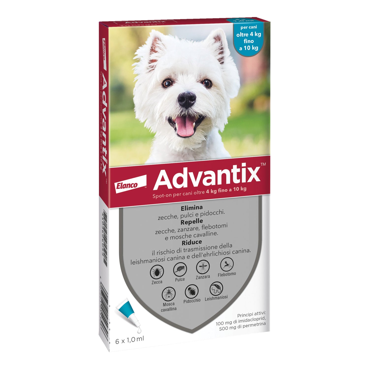 ADVANTIX SPOT ON*4PIP 4-10KG