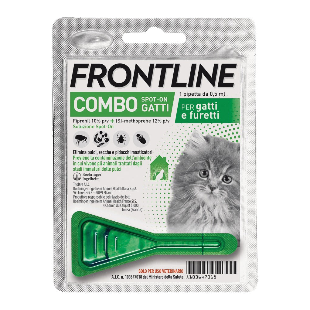 FRONTLINE COMBO*1PIP GATTI/FUR