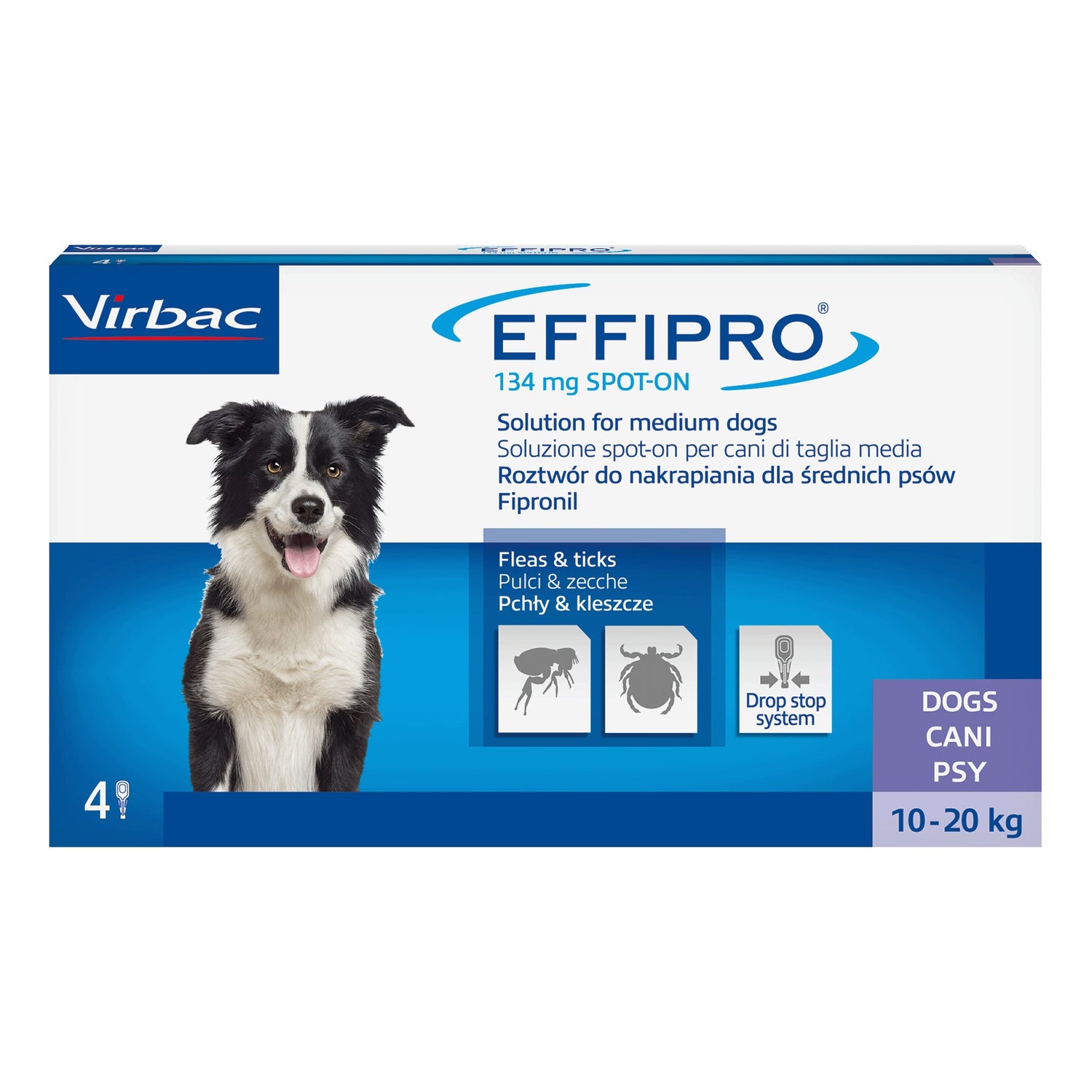 EFFIPRO*4PIP 10-20KG CANI