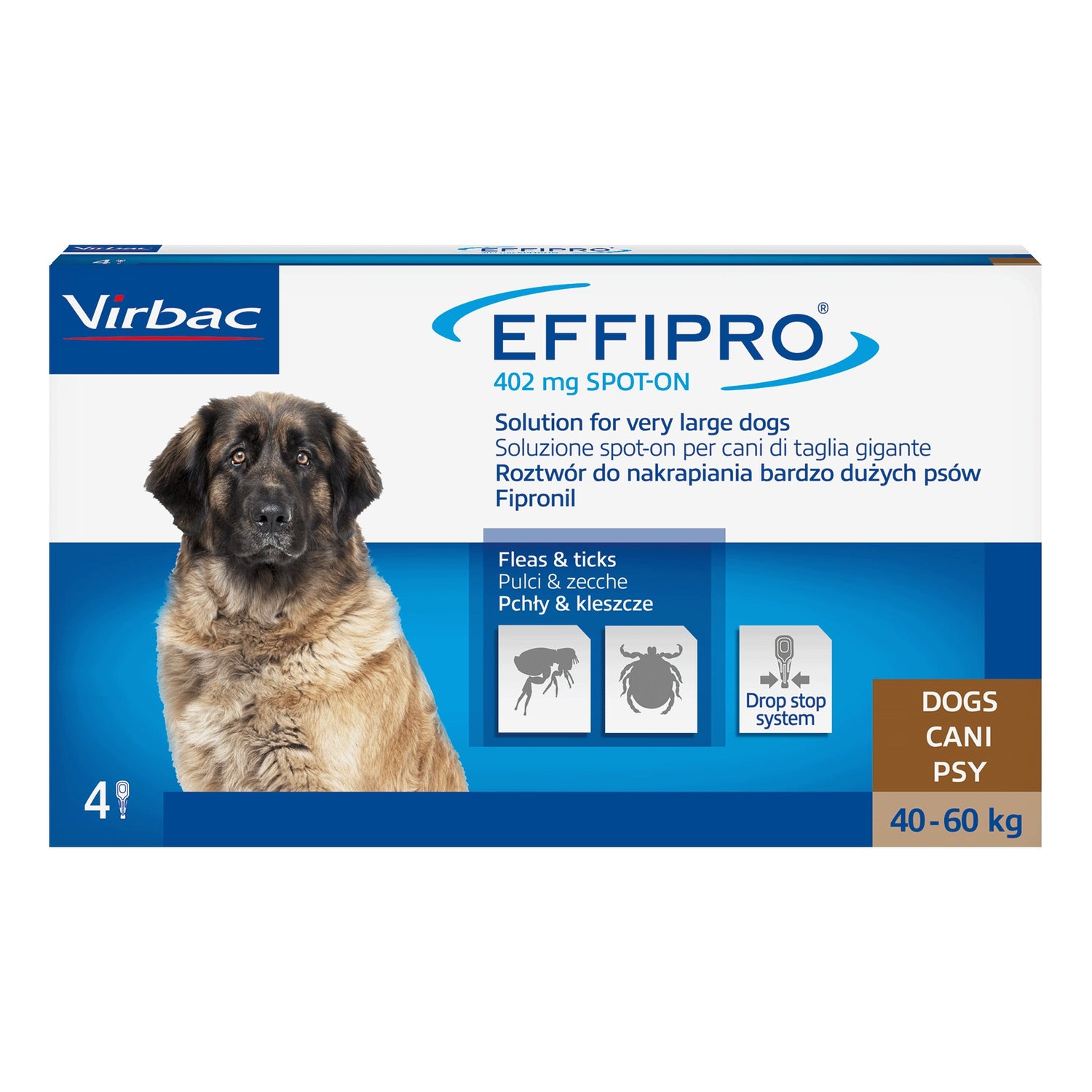 EFFIPRO*4PIP 40-60KG CANI