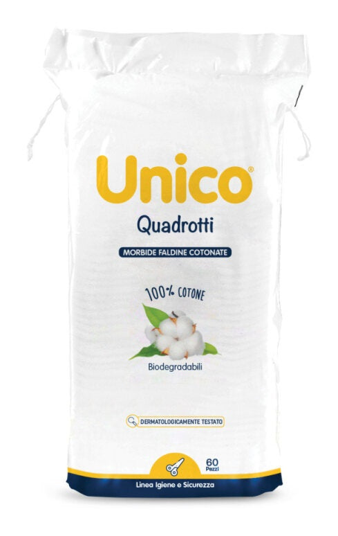 UNICO QUADROTTI 100% COT 60PZ
