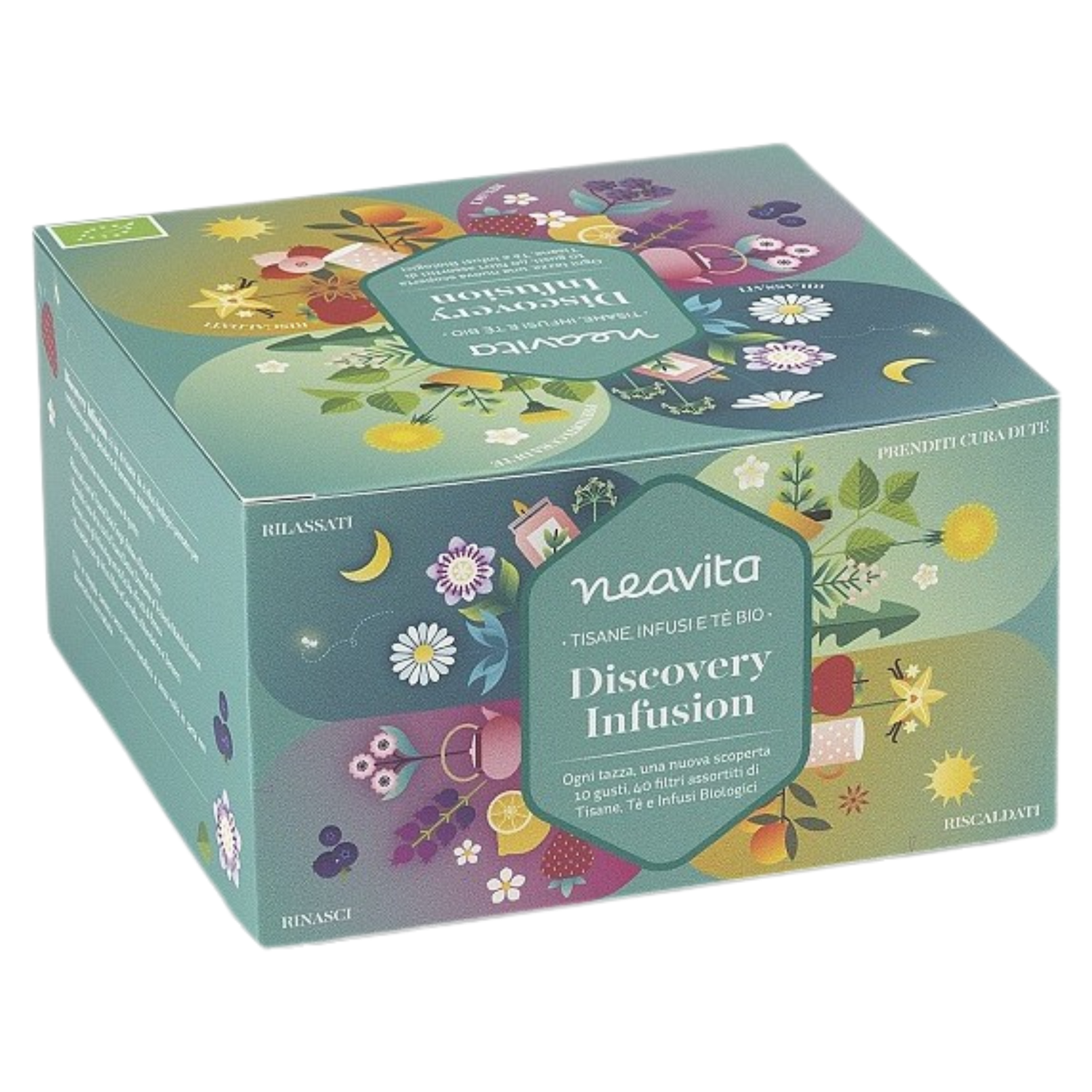 Neavita Cofanetto Infusi E Tisane Selezione Discovery Infusion 40 Filtri Misti