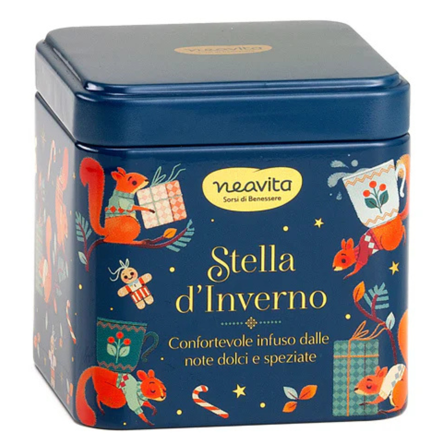Neavita Infusi E Tisane Stella D'Inverno In Barattolino Blu 5 Filtri