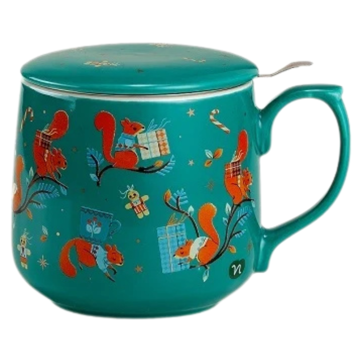 Neavita Infusiera Herbarium Filtro Acciaio Verde 400ml