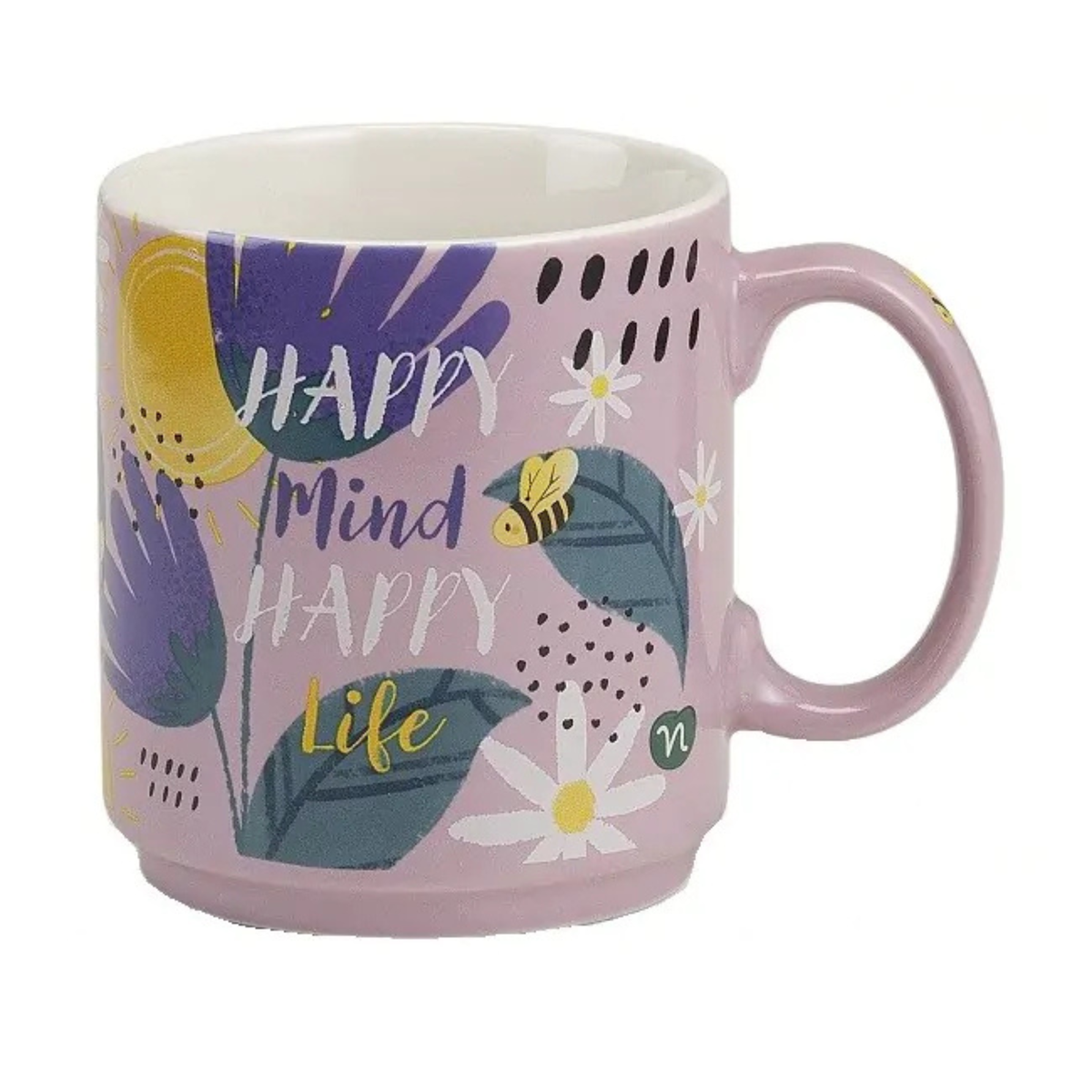 Neavita Mug Herbal PositiviTea Tazza Tisane Lilla 350ml  