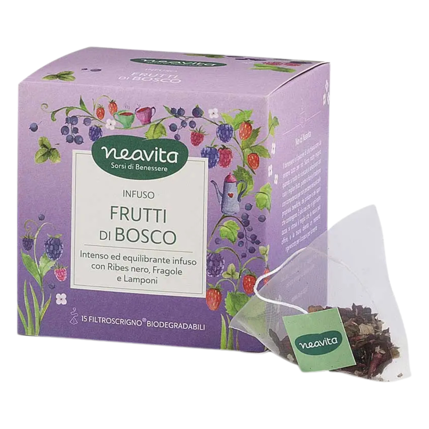 Neavita | Tisana Frutti di Bosco Filtroscrigno | 15 Filtri
