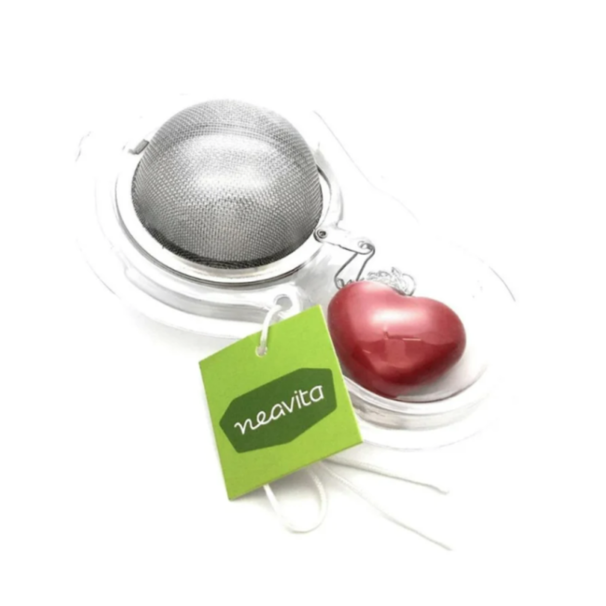 Neavita Filtro Acciaio Inox Sfera per Tisane e Tè Sfusi | 1 Pezzo 50mm - Forme Varie  