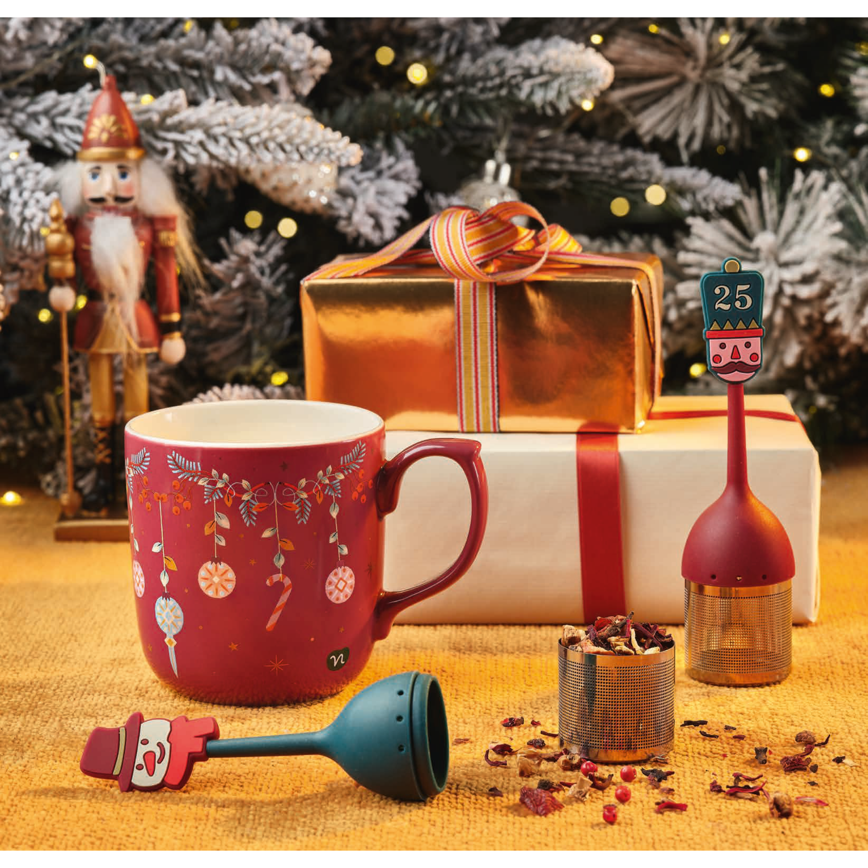 Neavita Filtro Tisane In Acciaio E Silicone Schiaccianoci 2