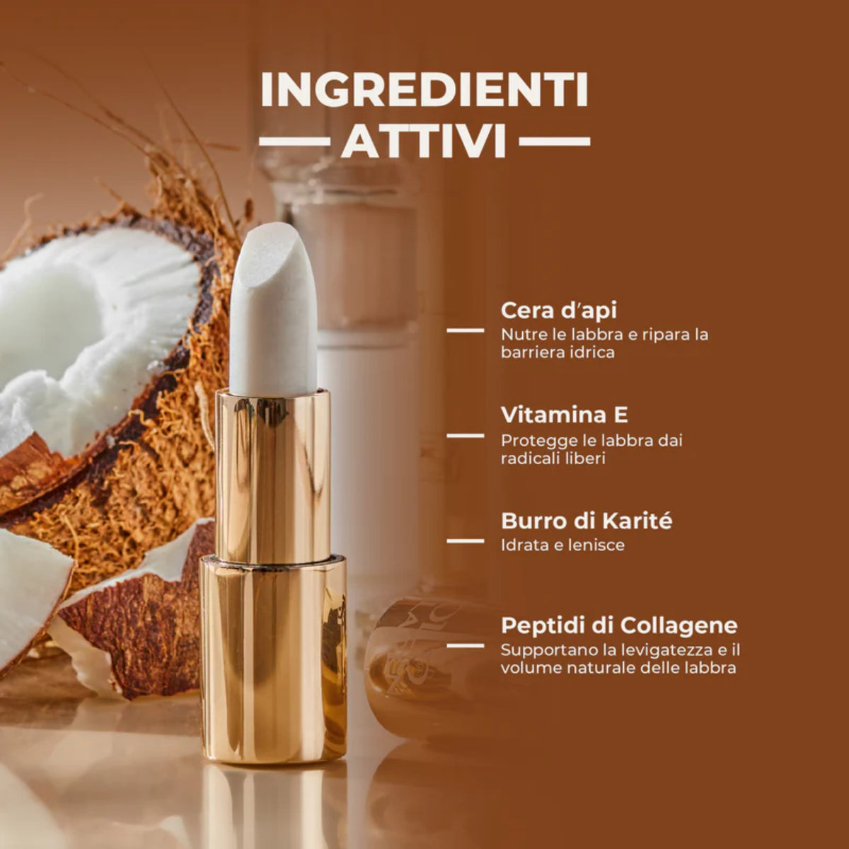Gold Collagen Lip Volumiser | Volumizzante Labbra Acido Ialuronico | 1 Pezzo 3 