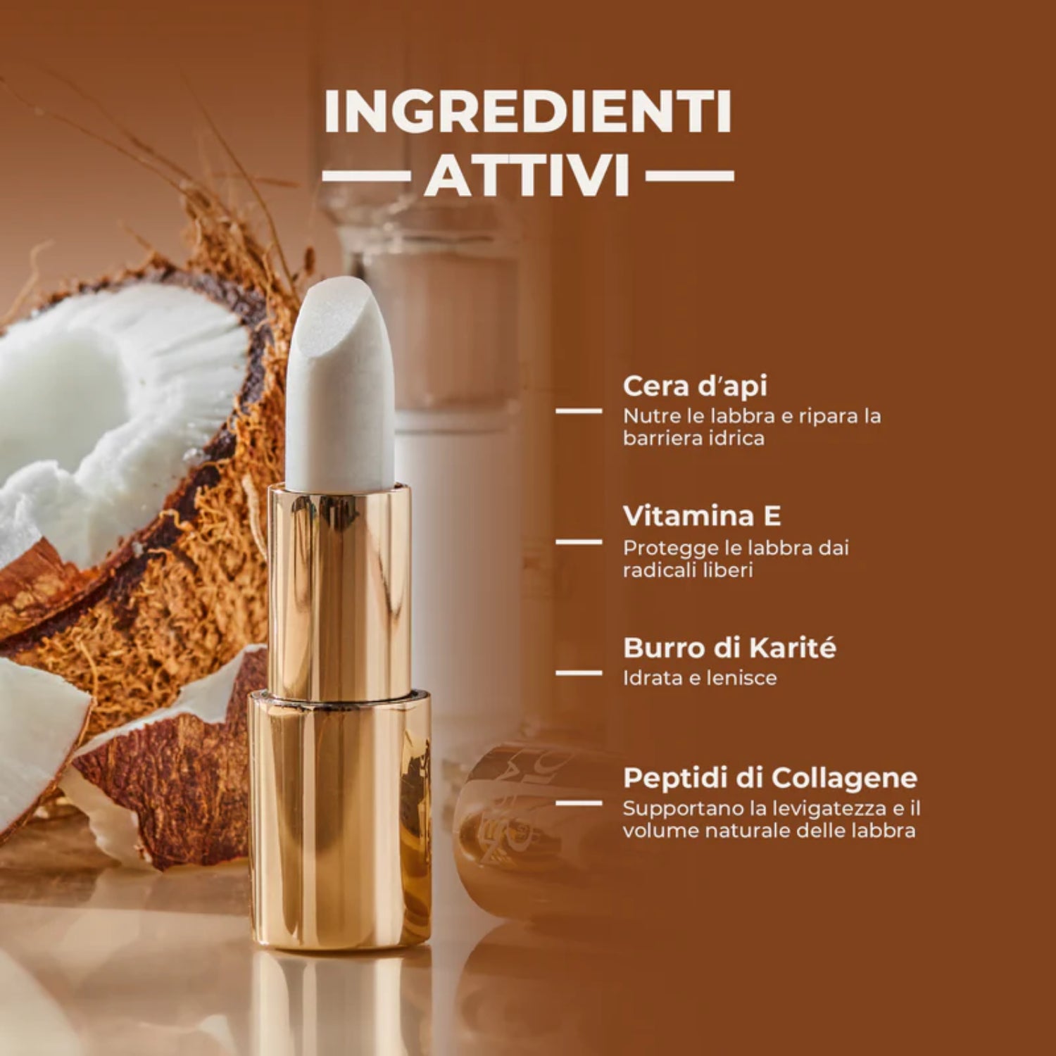 Gold Collagen Lip Volumiser | Volumizzante Labbra Acido Ialuronico | 1 Pezzo 3