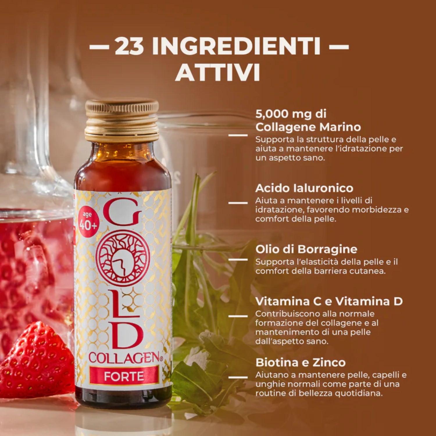 Gold Collagen Forte | Integratore Collagene Anti-Age | 10 Flaconi 4