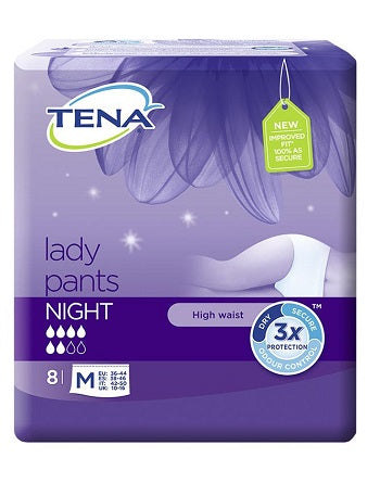 Tena Lady Pants Night M - 8 Pezzi
