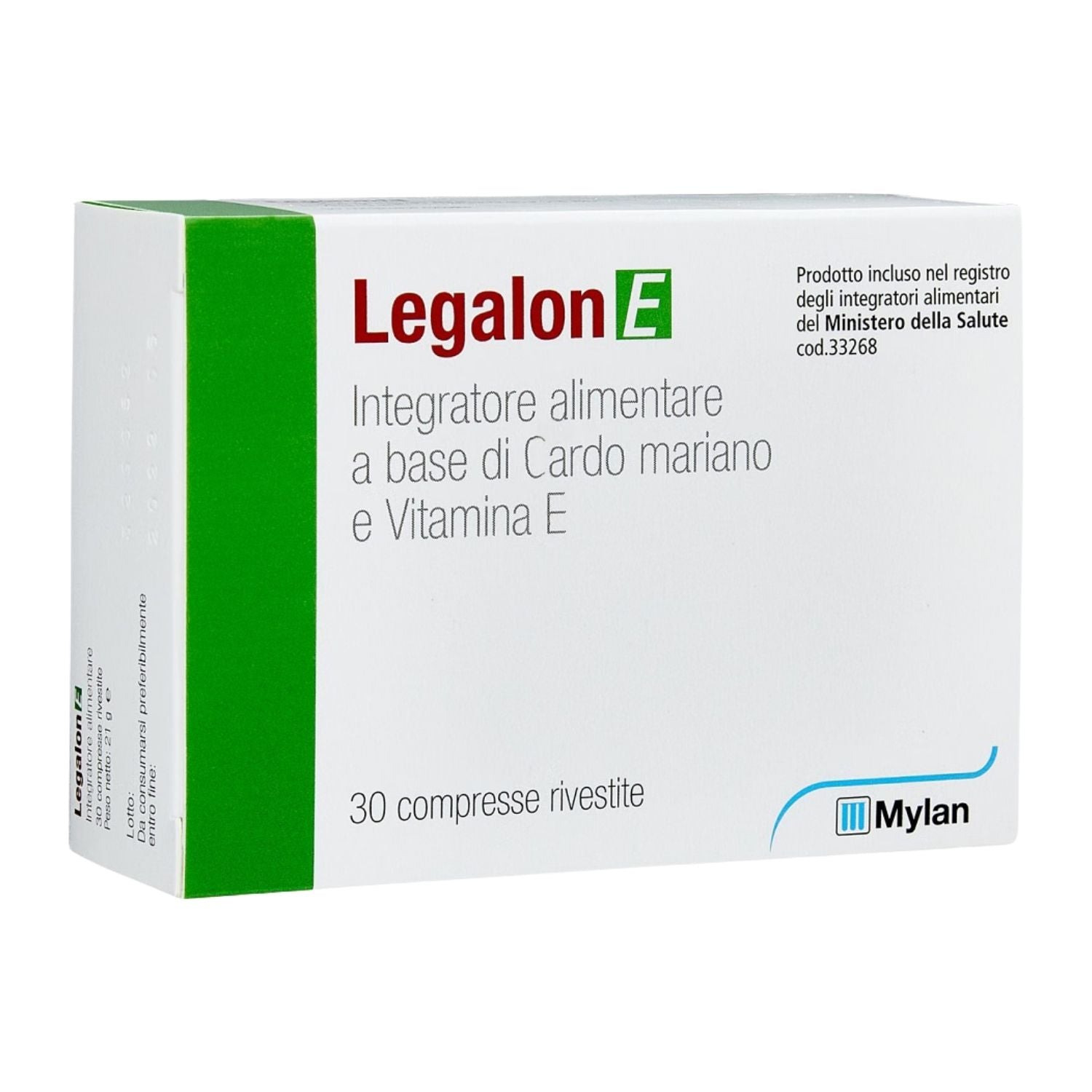 Lagalon E | Integratore Cardo Mariano e Vitamina E | 30 Compresse
