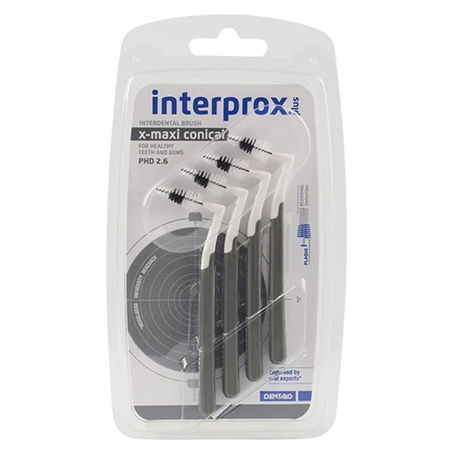 Interprox Plus X-Maxi Grigio Angolato | PHD 2,6 mm | 4 Scovolini
