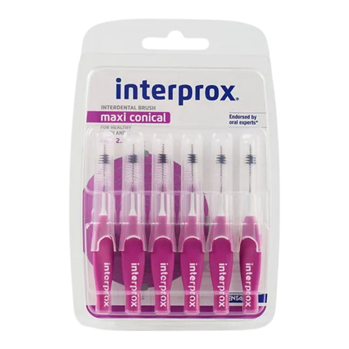 Interprox4G Maxi Viola Dritto | PHD 2,3 mm | 6 Scovolini  