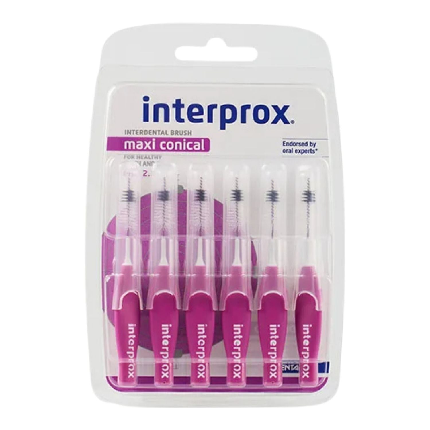 Interprox4G Maxi Viola Dritto | PHD 2,3 mm | 6 Scovolini