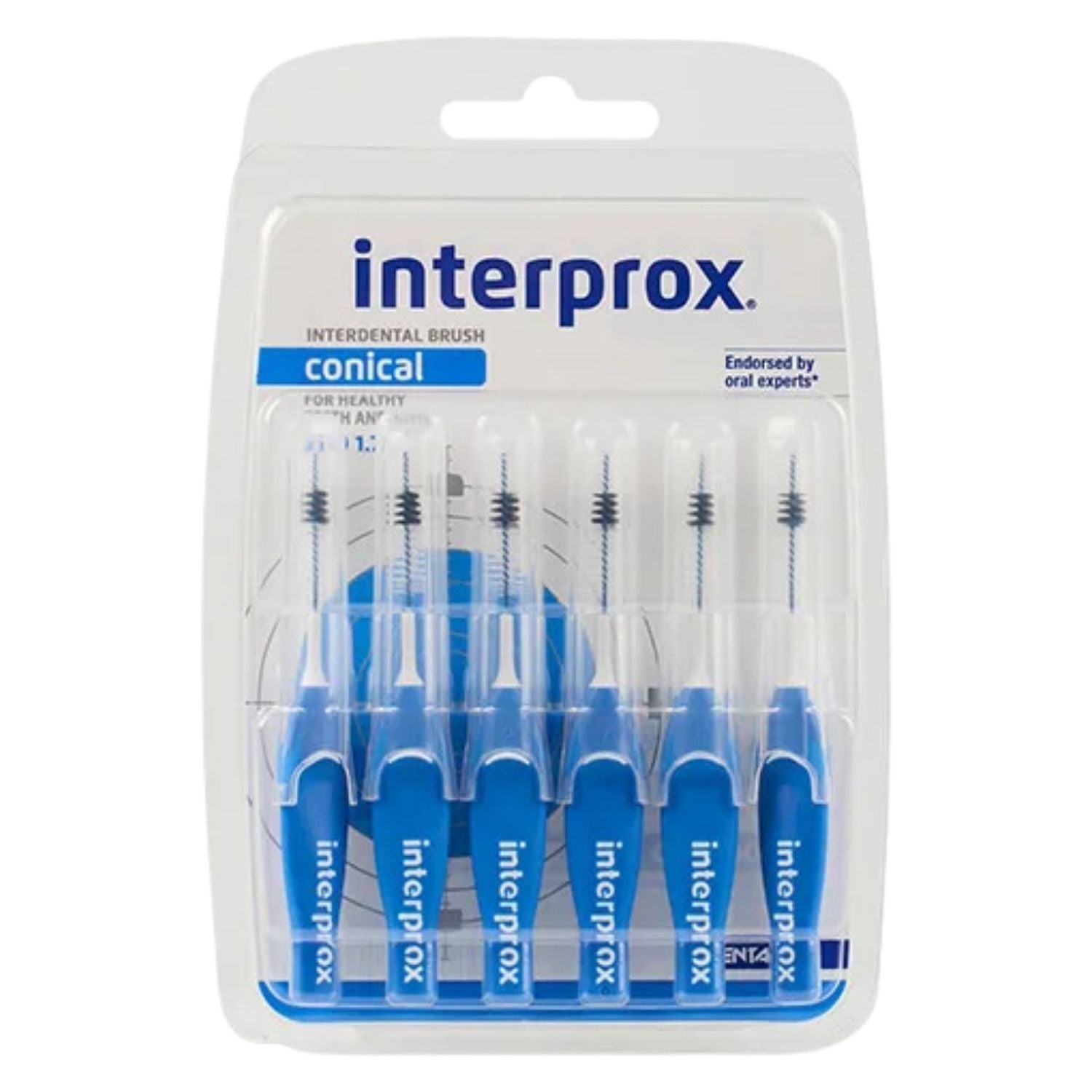 Interprox4G Conical Blu Dritto | PHD 1,7 mm | 6 Scovolini