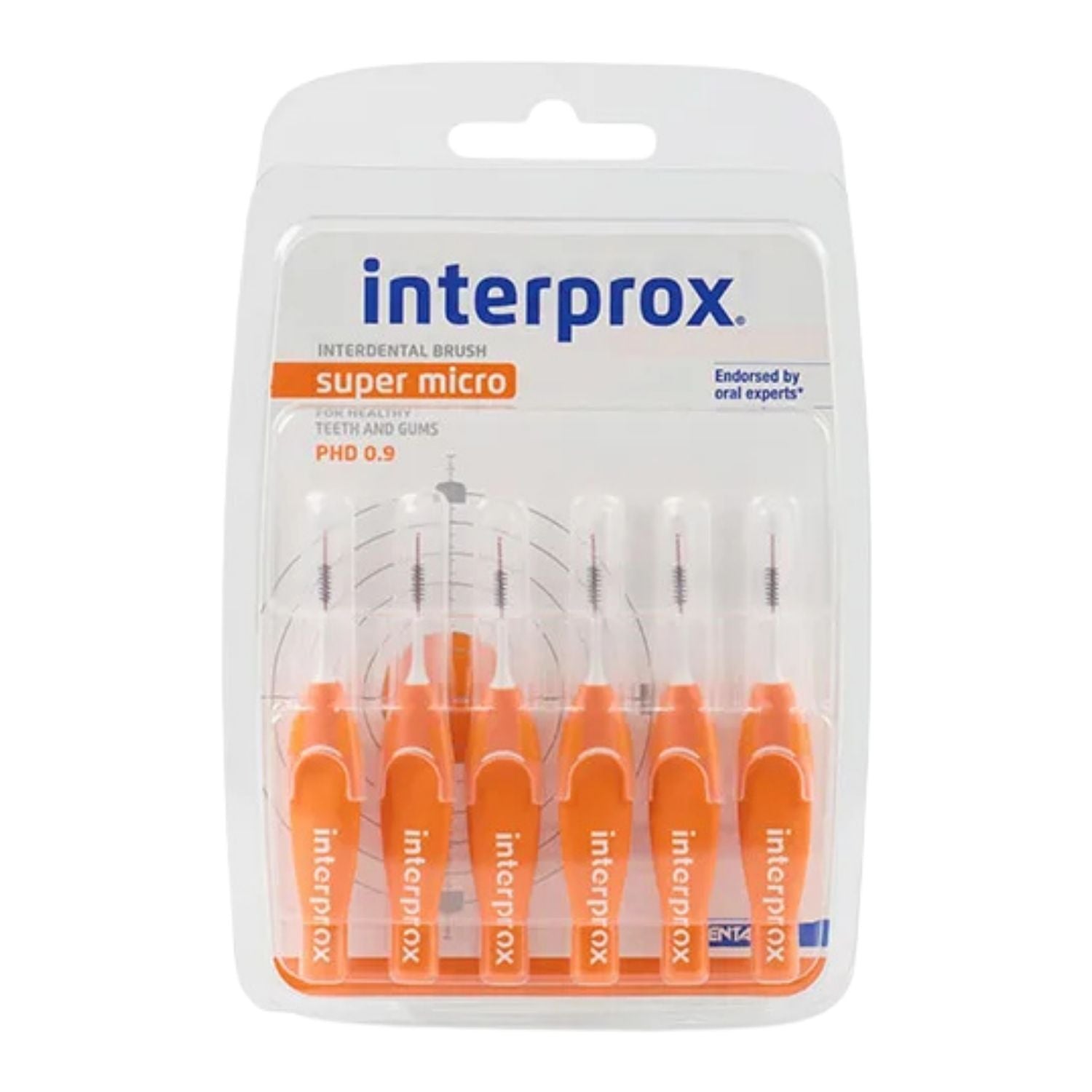 Interprox4G Super Micro Arancio | PHD 0,9 mm | 6 Scovolini