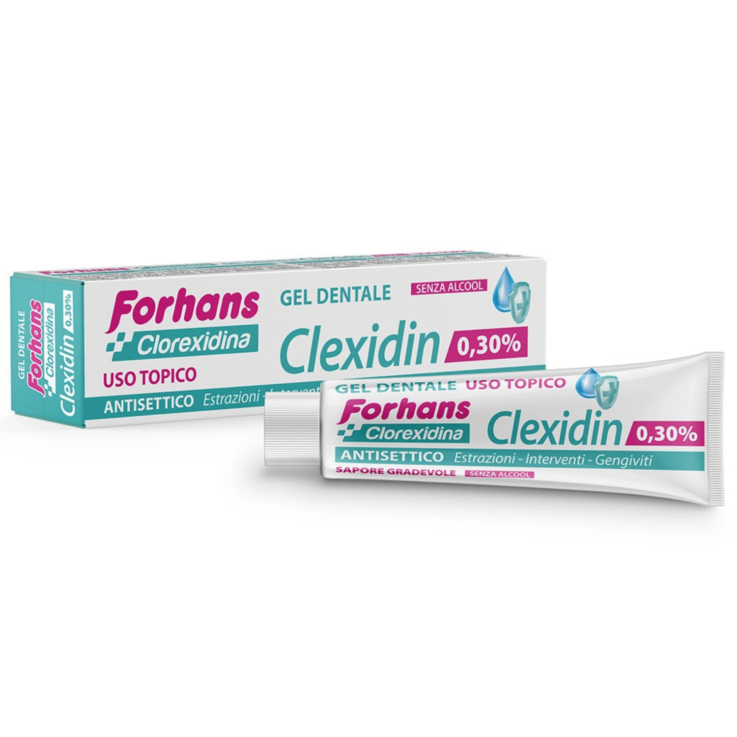 Forhans Clexidin Gel | Antisettico Topico Clorexidina 0,30% | 30 ml

