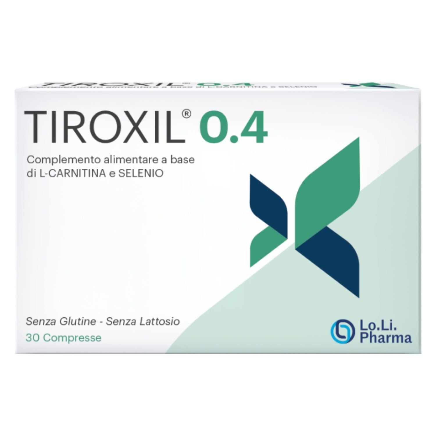 Tiroxil 0.4 | Integratore Tiroide L-Carnitina e Selenio | 30 Compresse
