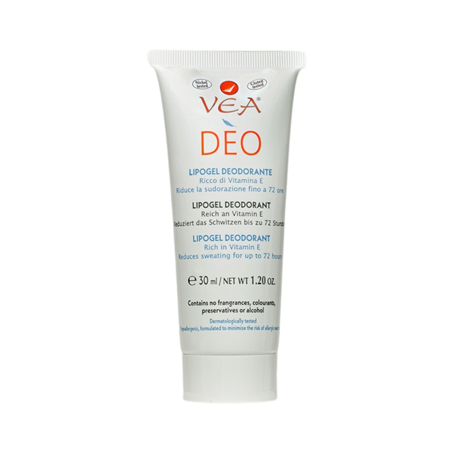 VEA Deo-Lipogel | Deodorante Vitamina E Pelle Sensibile | 30 ml
